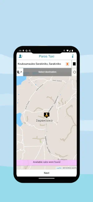 Paros Taxi screenshot 2