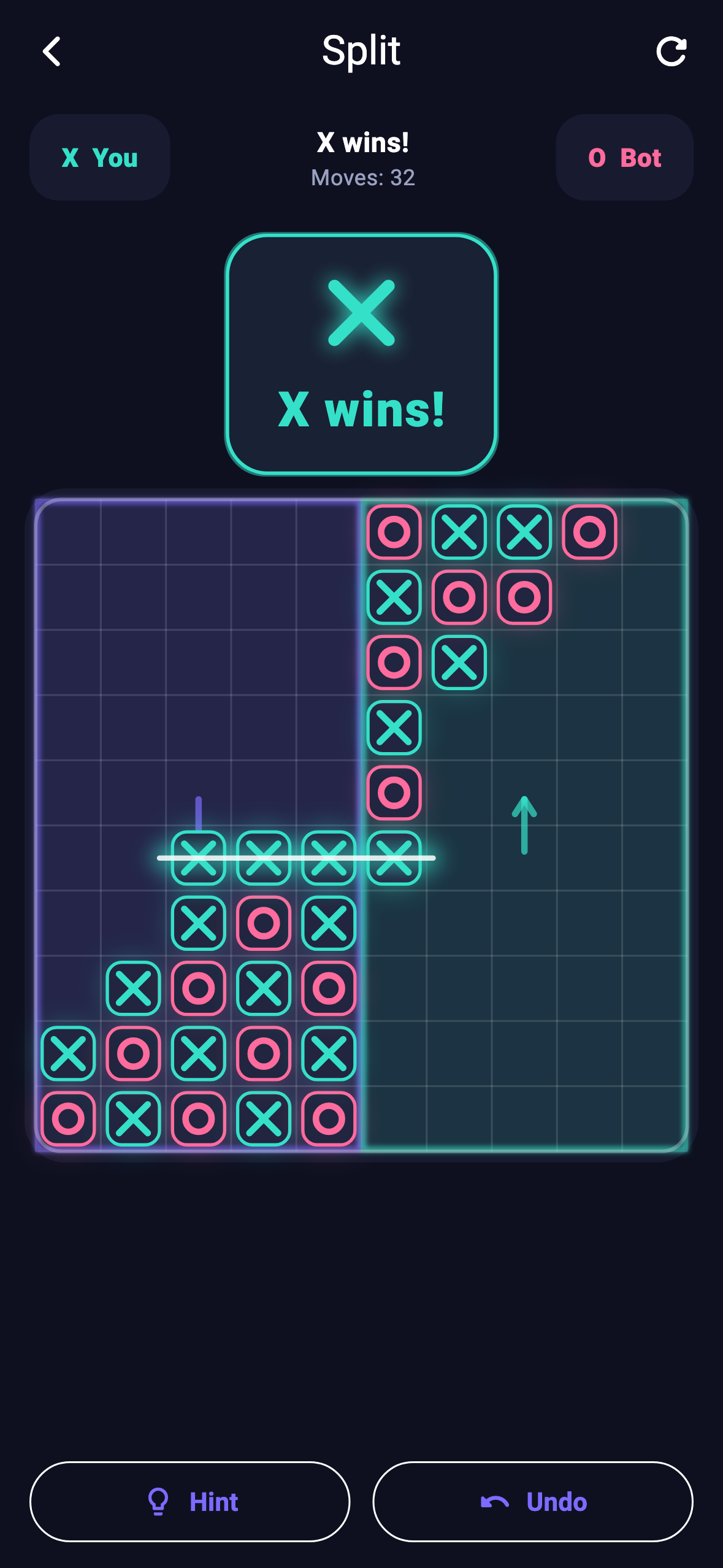 Gravity Tic Tac Toe screenshot 3