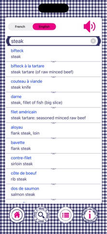 Culinary French A-Z screenshot