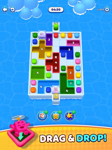 Hole Drop Puzzle iPad screenshot