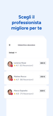 ProntoPro Trova Professionisti iPhone screenshot 6