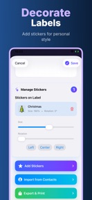 Address Label Maker & Envelope screenshot