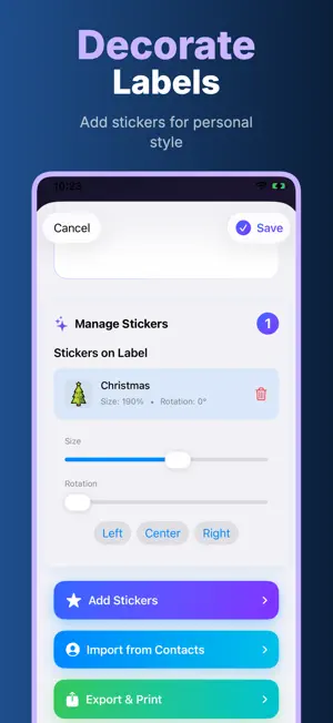 Address Label Maker & Envelope screenshot 3