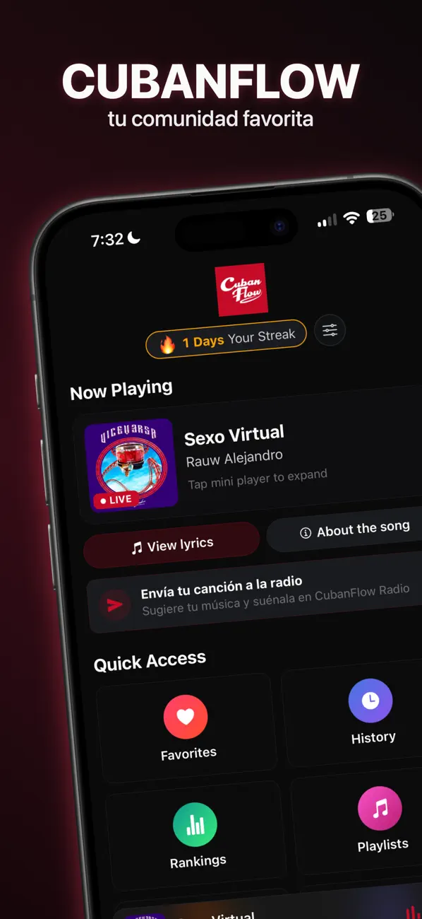 Screenshot #1 pour CubanFlow Radio