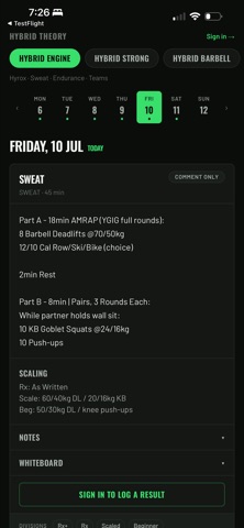 App screenshot