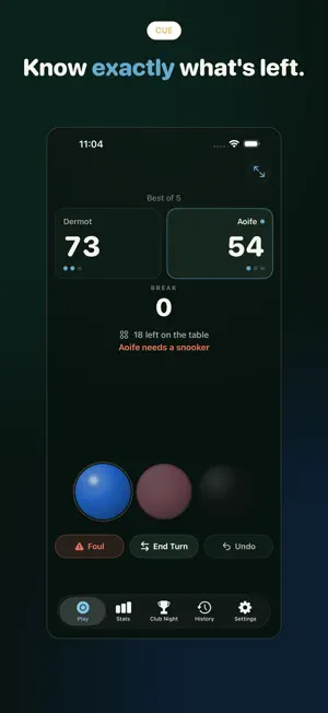 Snooker Scoreboard: Cue Score screenshot 3