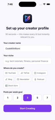 CreatorHustle: Content Planner screenshot 6
