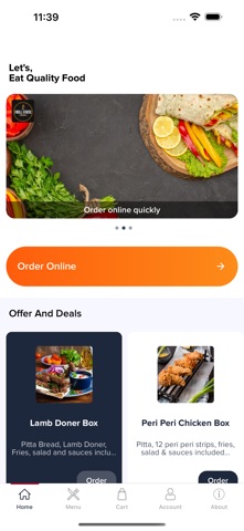 The Grill House Online screenshot