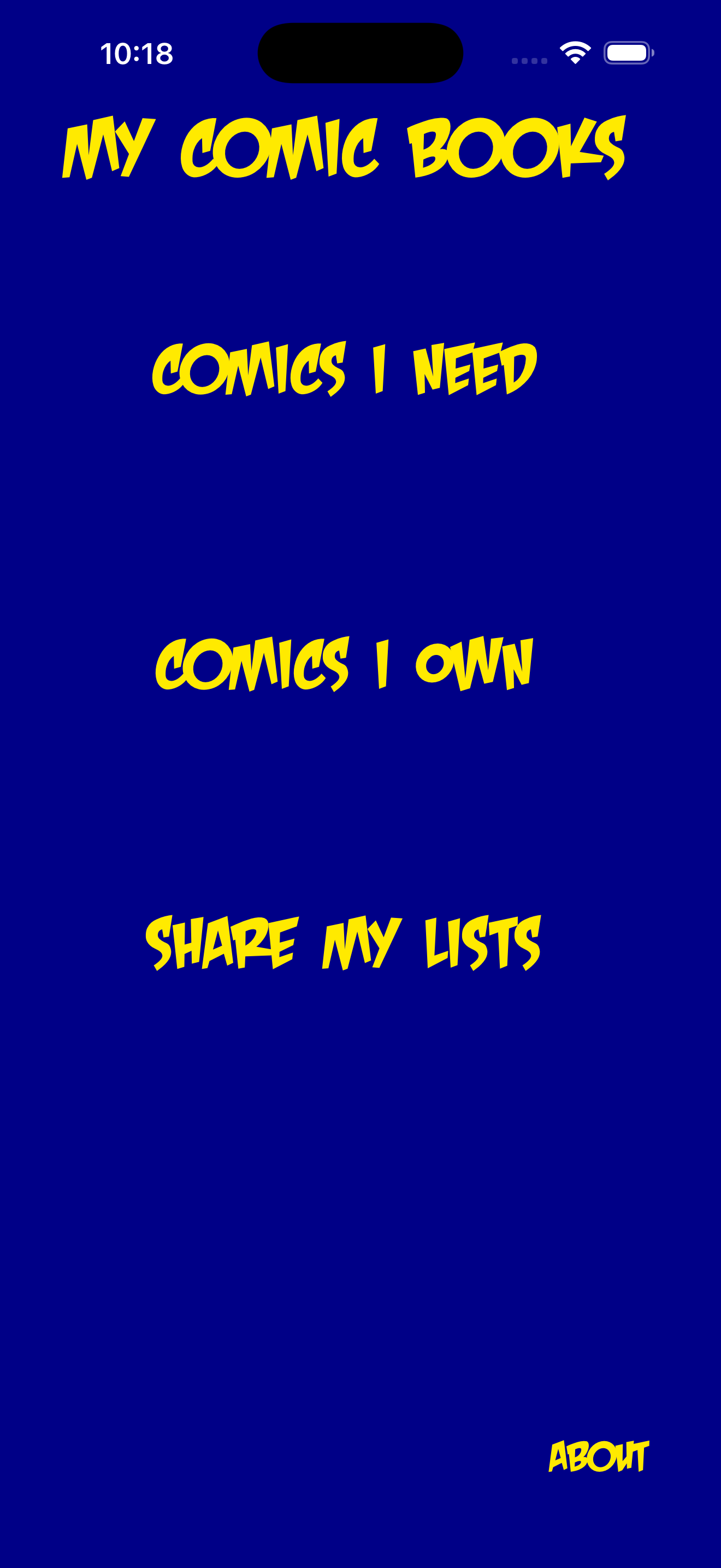 My Comic Books