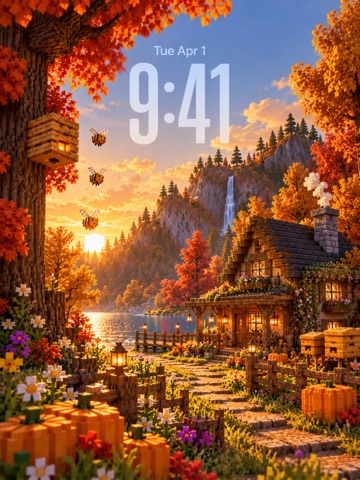 Crafty:Wallpaper for Minecraft iPad screenshot