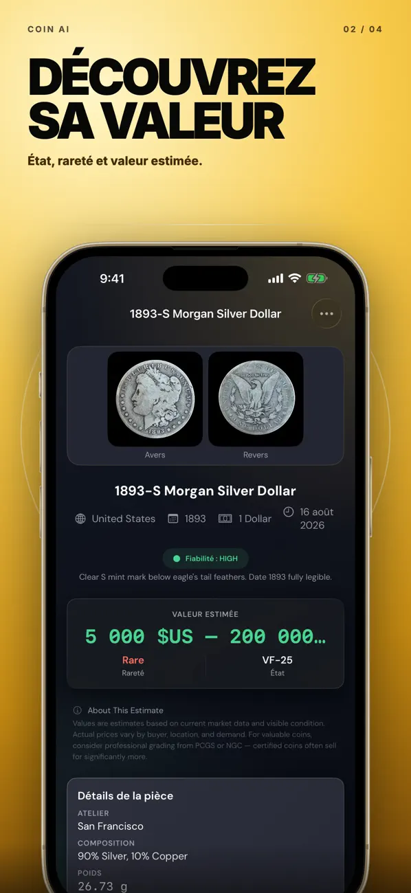 Screenshot #2 pour Coin AI - Identifier Pièces