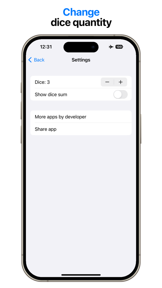 #2. Dice Project (iOS) By: Loizos Prodromou