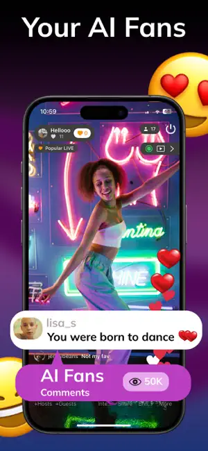Famy: AI Live Stream with Fans screenshot 3
