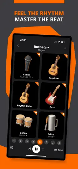 Скриншот Ритмы бачаты - BeatLab на iPhone 1