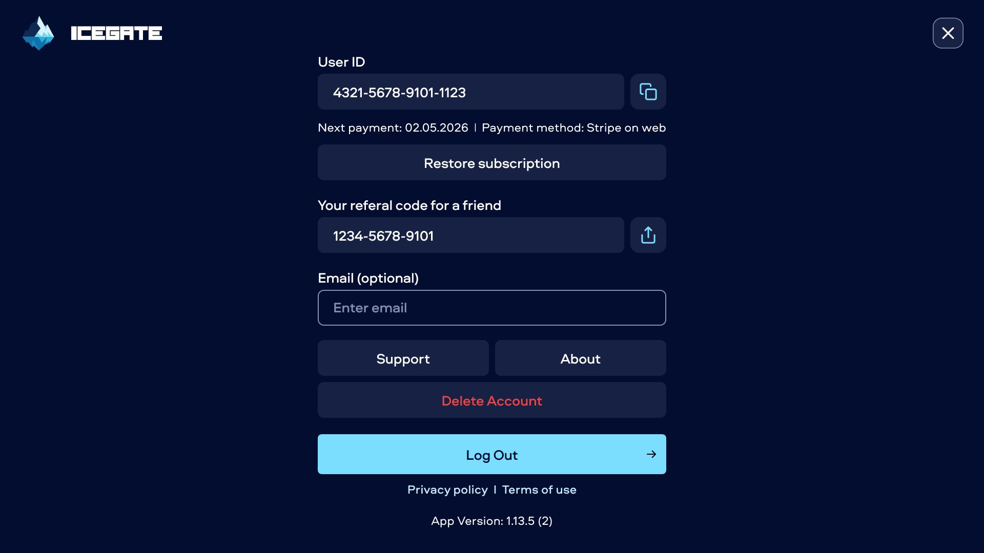 Icegate DNS: Private & Secure screenshot 21