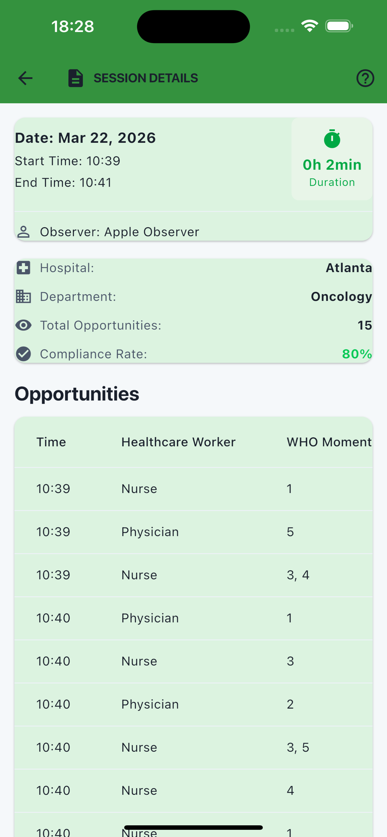 QueryX - Hand Hygiene screenshot 10