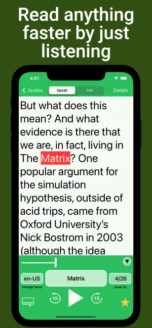 Text to Speech - Speaky screenshot 1