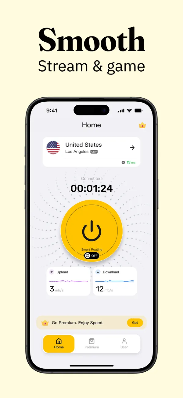 Screenshot #3 pour MynaVPN - Safe & Fast VPN