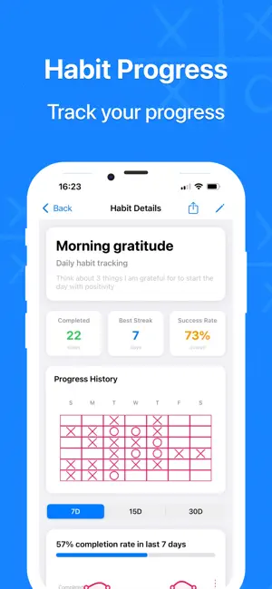 HabitX – Habit & Goal Tracker screenshot 2