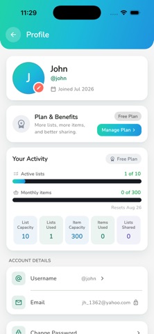 Shared Lists: Plan Together Screenshot 6 of 8