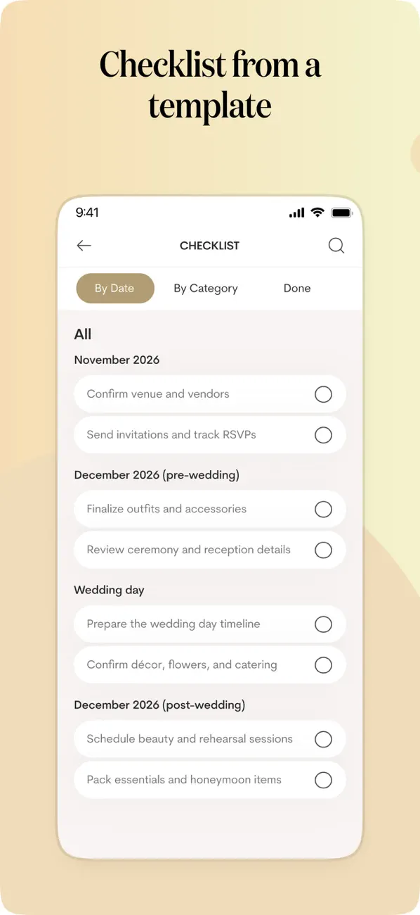 Screenshot #2 pour Wedding Planner by Wedsly