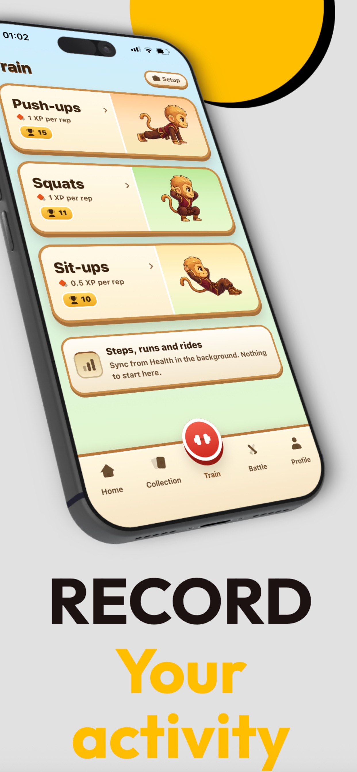 Screenshot 2 of Zywo: Workout Monster RPG