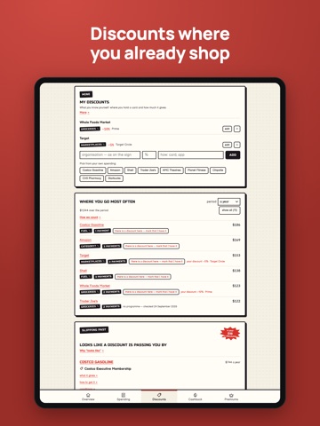 Tratobor: Receipt Scanner iPad screenshot
