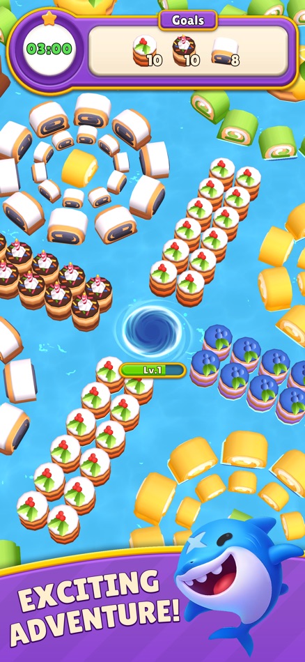 #8. Shark Frenzy Force (iOS) By: Thanh Pham Trung