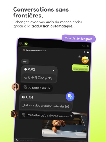 buz - voice connects iPad screenshot 4