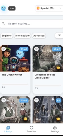 BooLingo - Language Stories Screenshot 1 of 4
