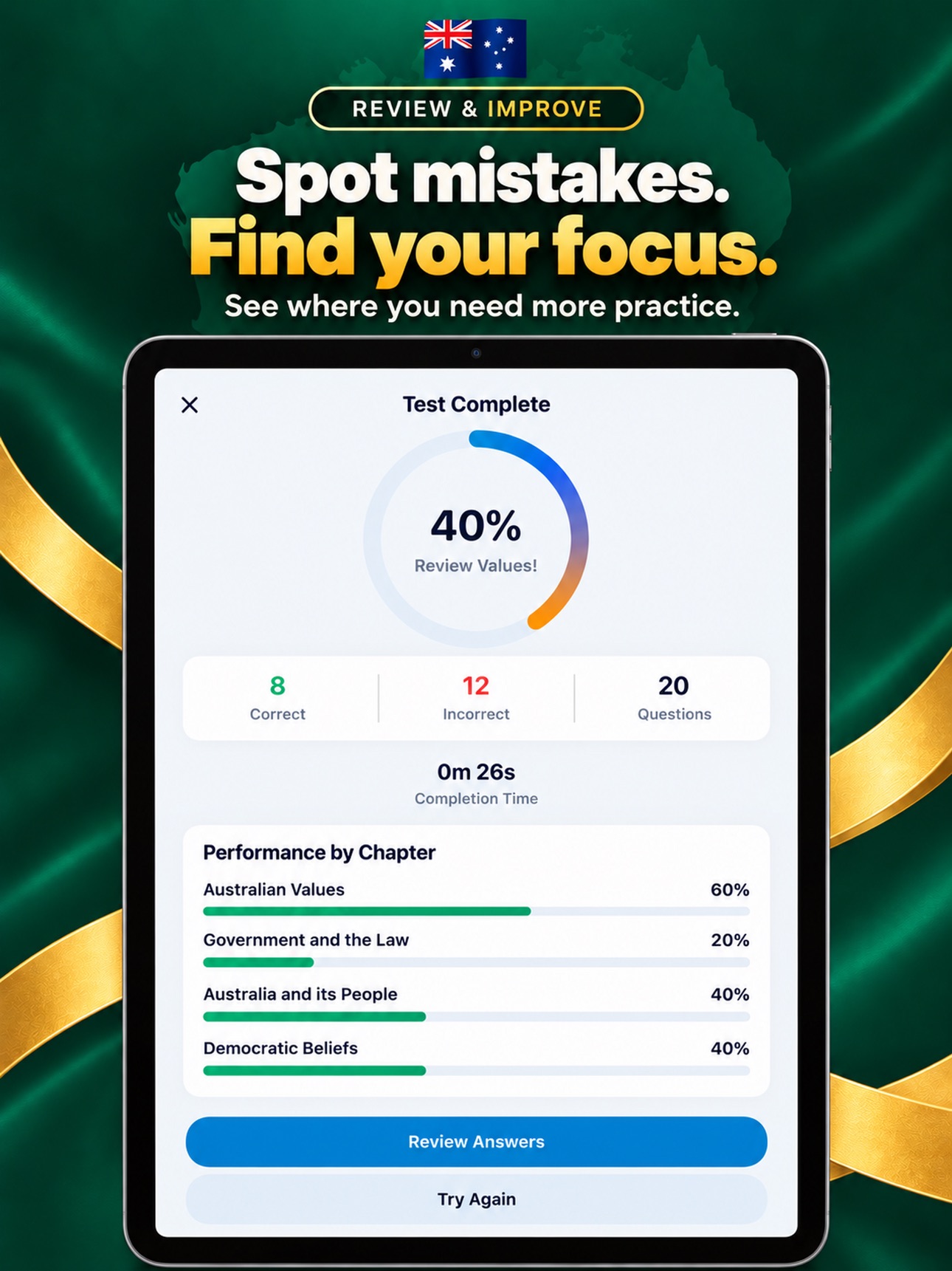 Screenshot 11 of AUS Citizenship Test Prep 2027