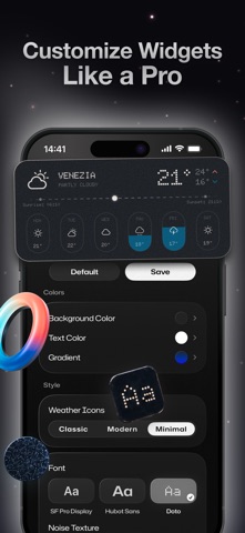 Weather Widget Magic iPhone screenshot 3