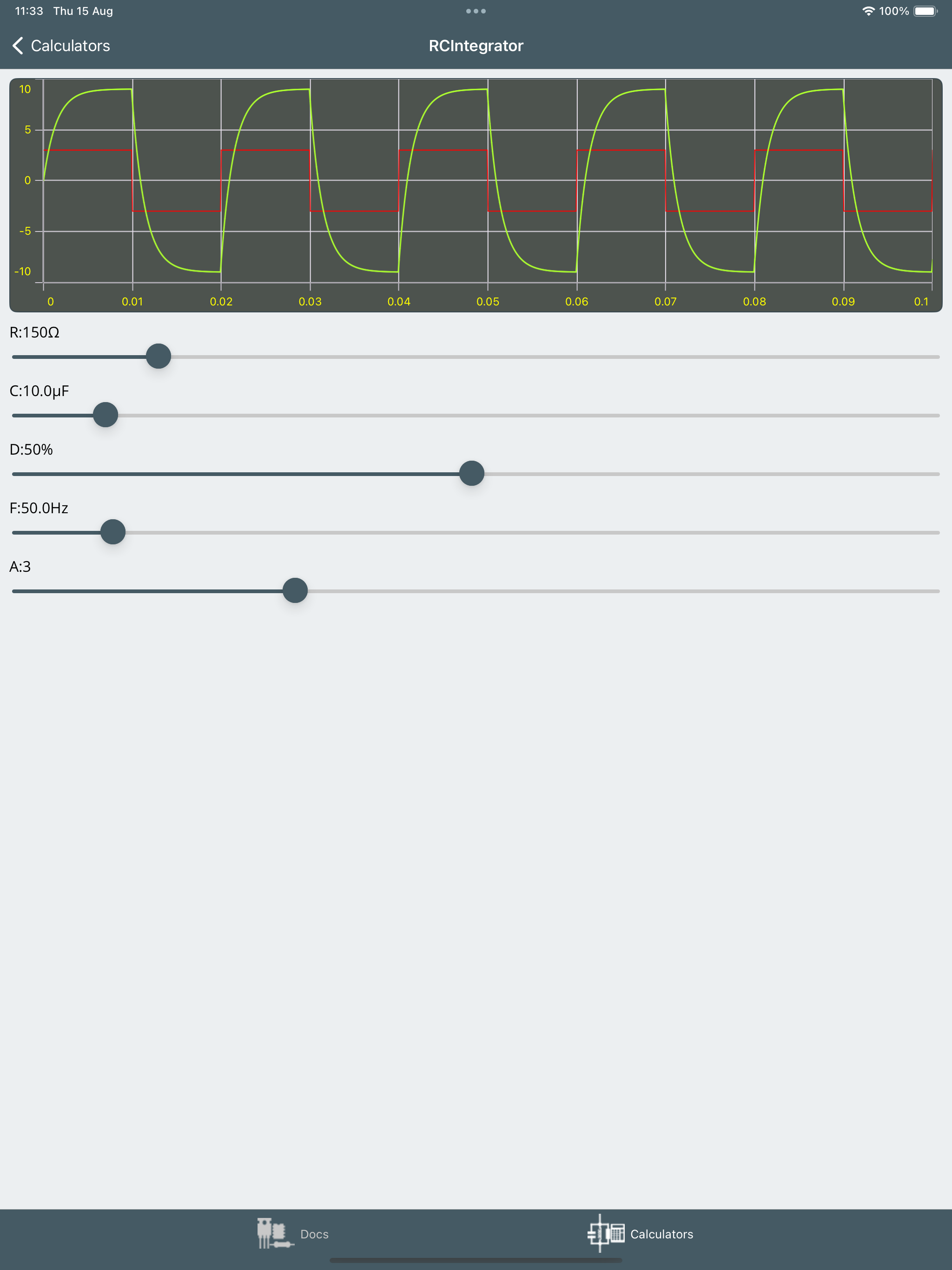 Electronics docs & calculators