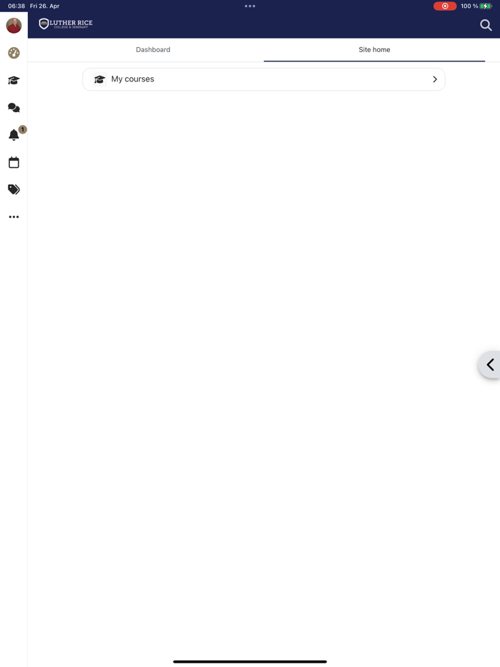 Luther Rice Moodle App