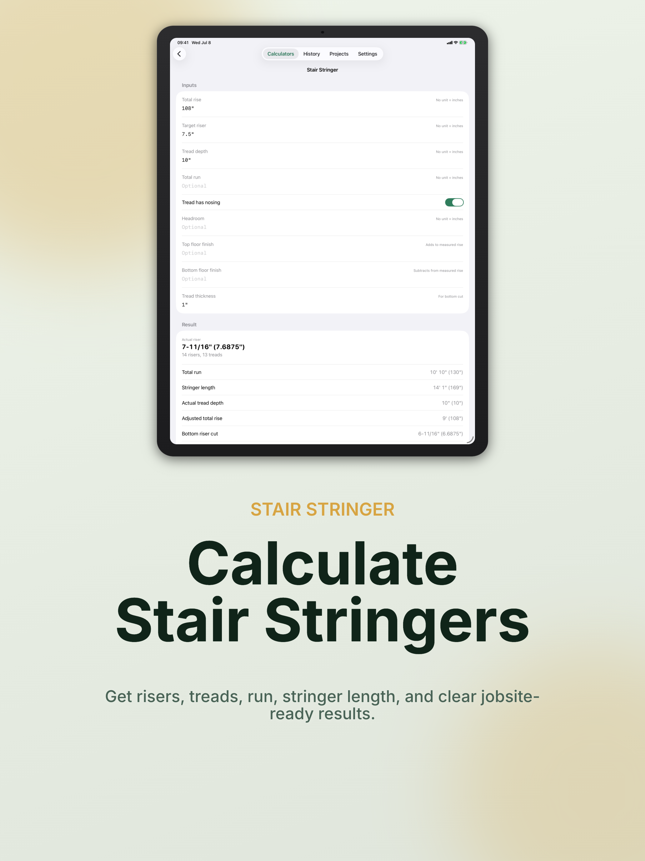FramerCalc: Carpentry Tools screenshot 8