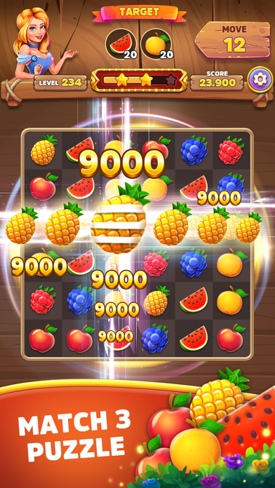 Fruity crush - Fruity match Screenshot