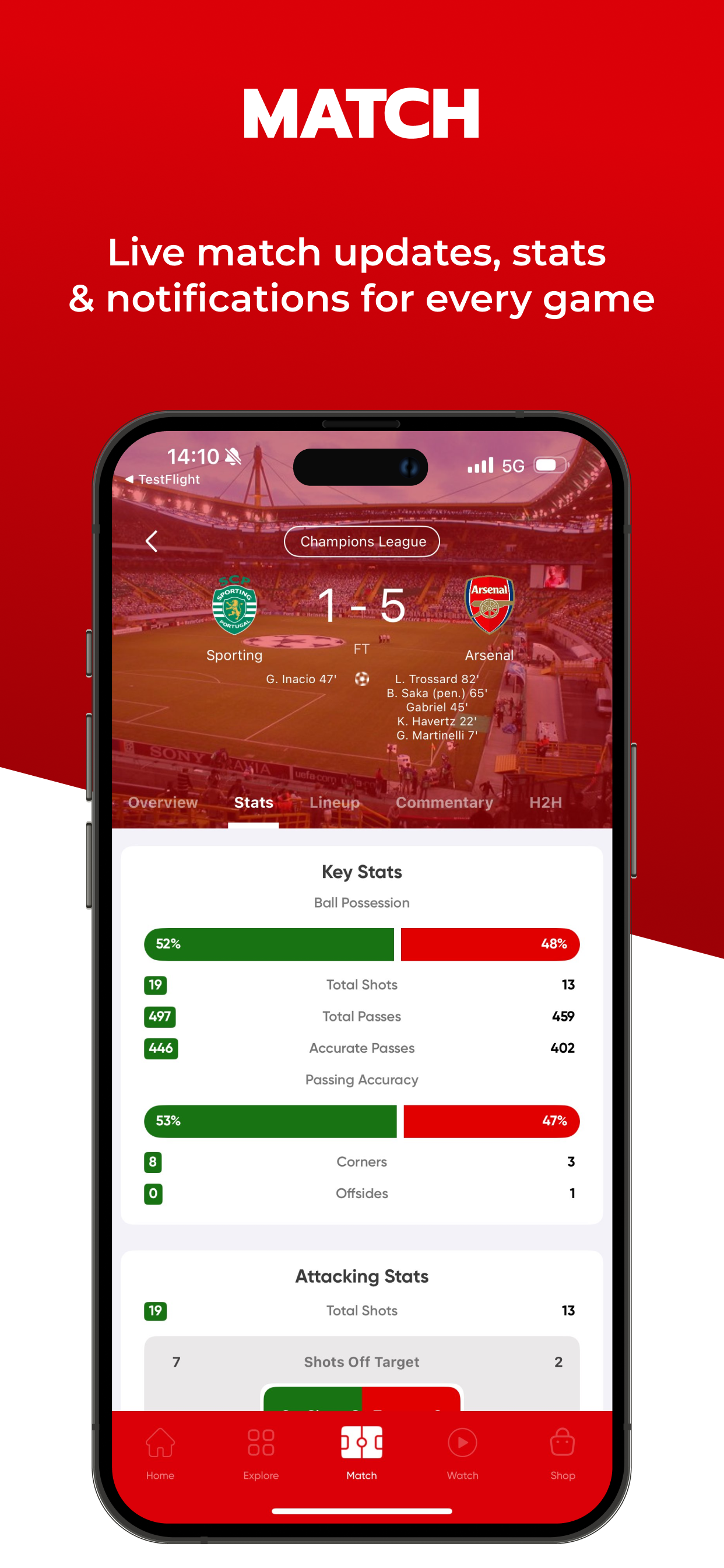 Gunners - Live Scores & News screenshot 5
