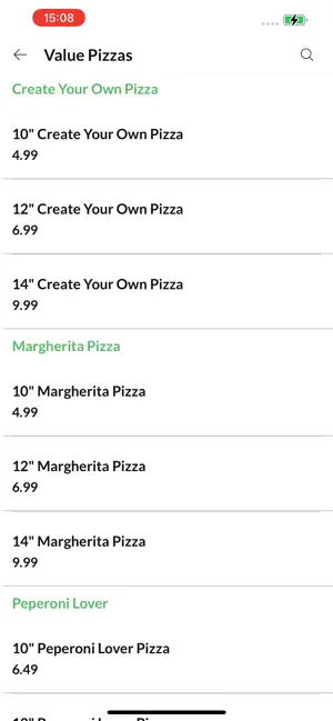 Pizza Value. screenshot 3