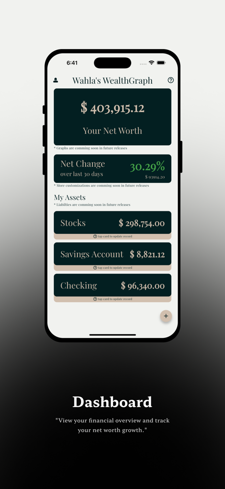 WealthGraph |Track Your Wealth screenshot 2