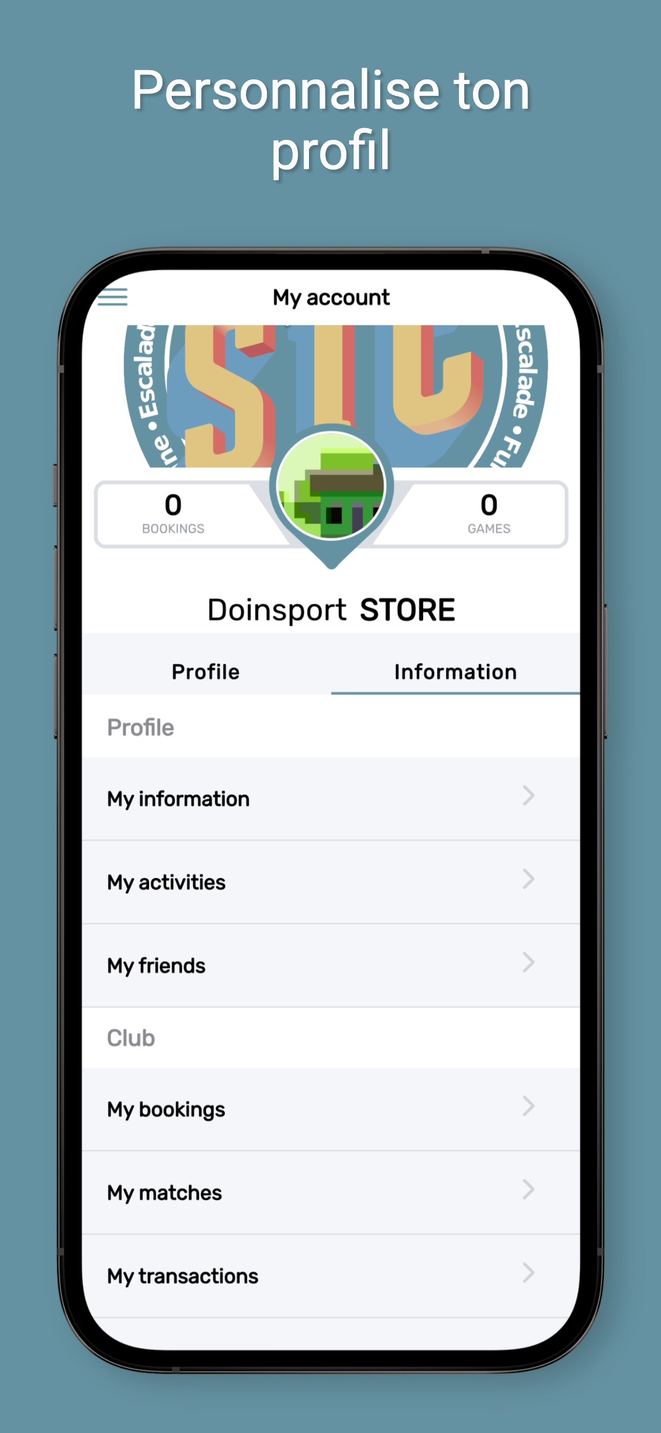 Sport Indoor Concept screenshot 3
