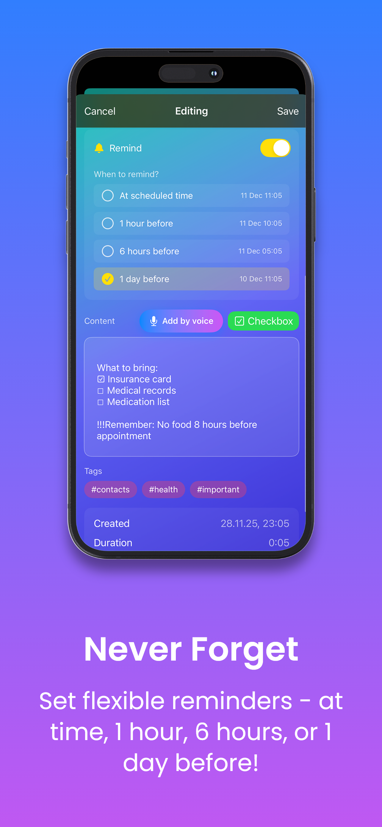 Voice Notes to AI Text Memos