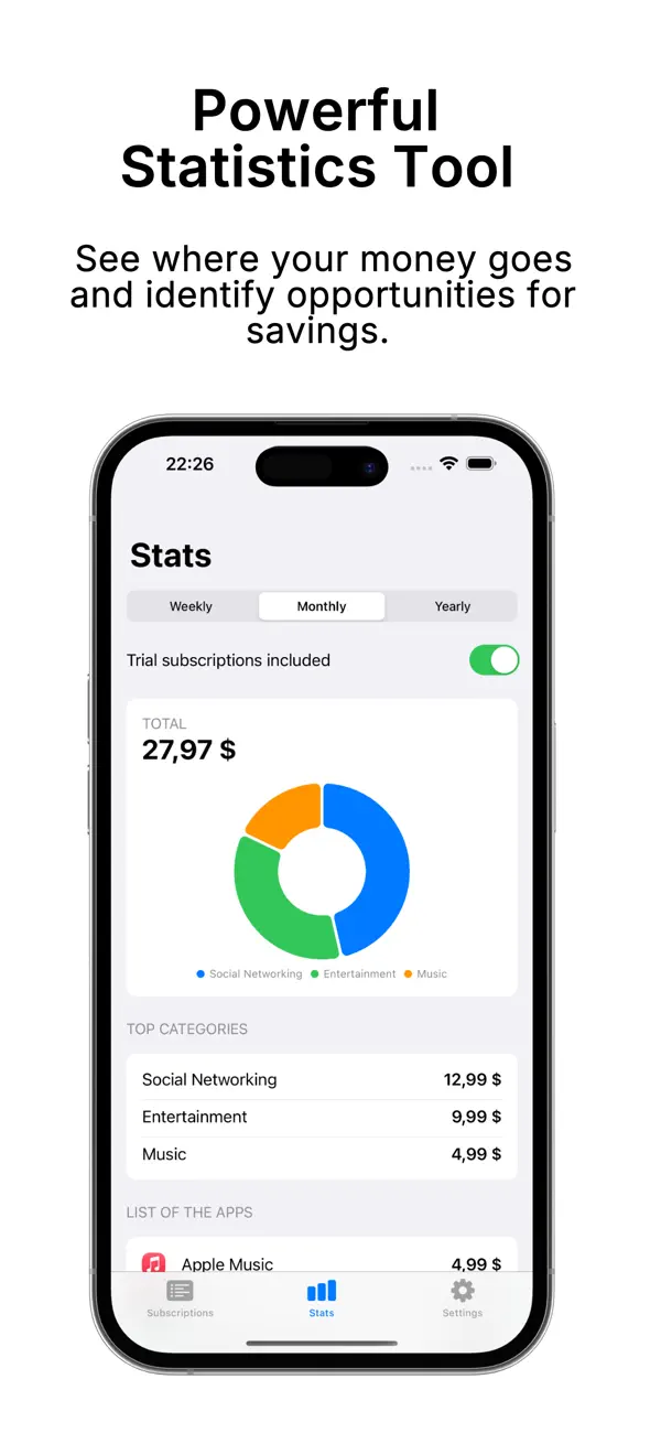 #2. Loopi - Track Subscriptions (iOS) di: Rasul Aghakishiyev