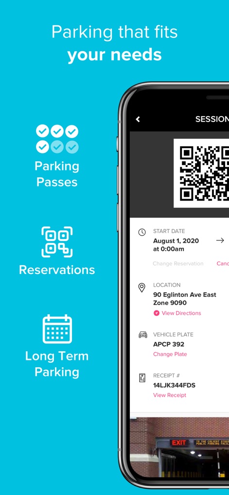 HonkMobile - This tool provides detailed session overviews, including start dates and vehicle plates, alongside quick access to parking passes and long-term options.
