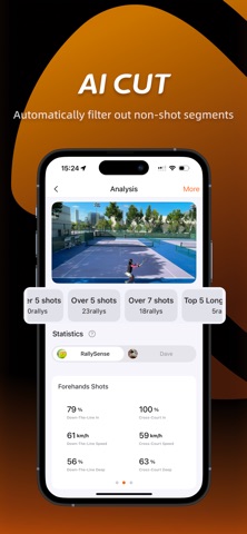 RallySense - Tennis Analysis Screenshot 5 of 8