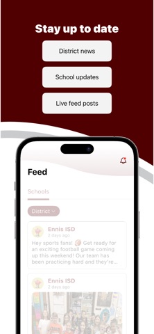 Ennis ISD TX screenshot