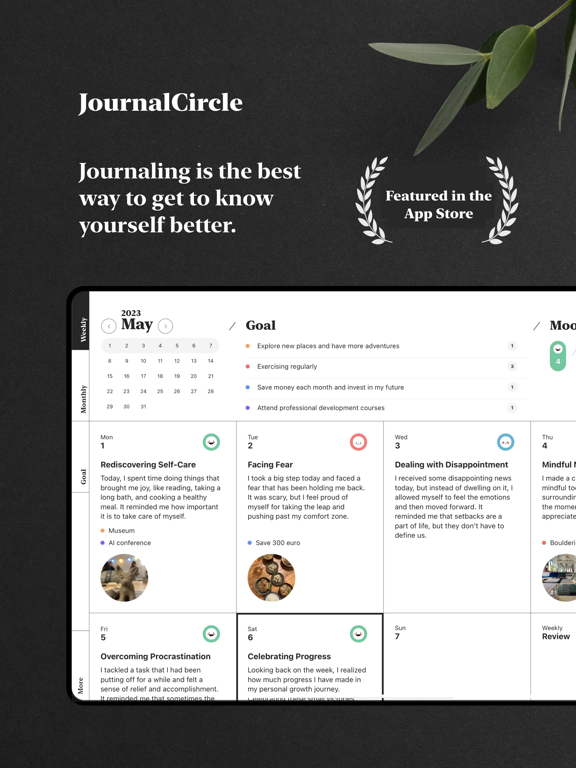 JournalCircle: Daily Journal