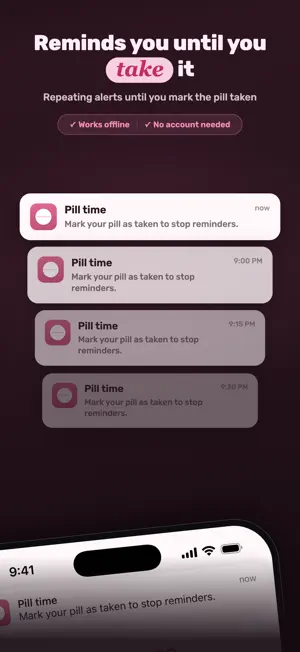 Lady: Birth Control Reminder screenshot 2