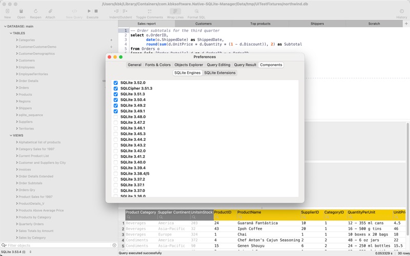 App screenshot