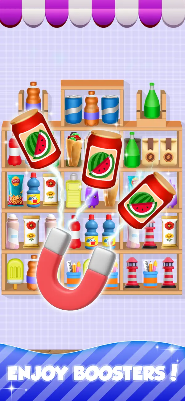 Screenshot #1 pour Closet Sort Goods Match 3D