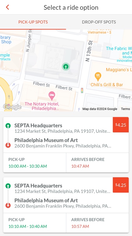 SEPTA OnDemand screenshot-4